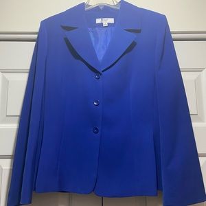 LeSuit Royal Blue two piece blazer & skirt Size 14